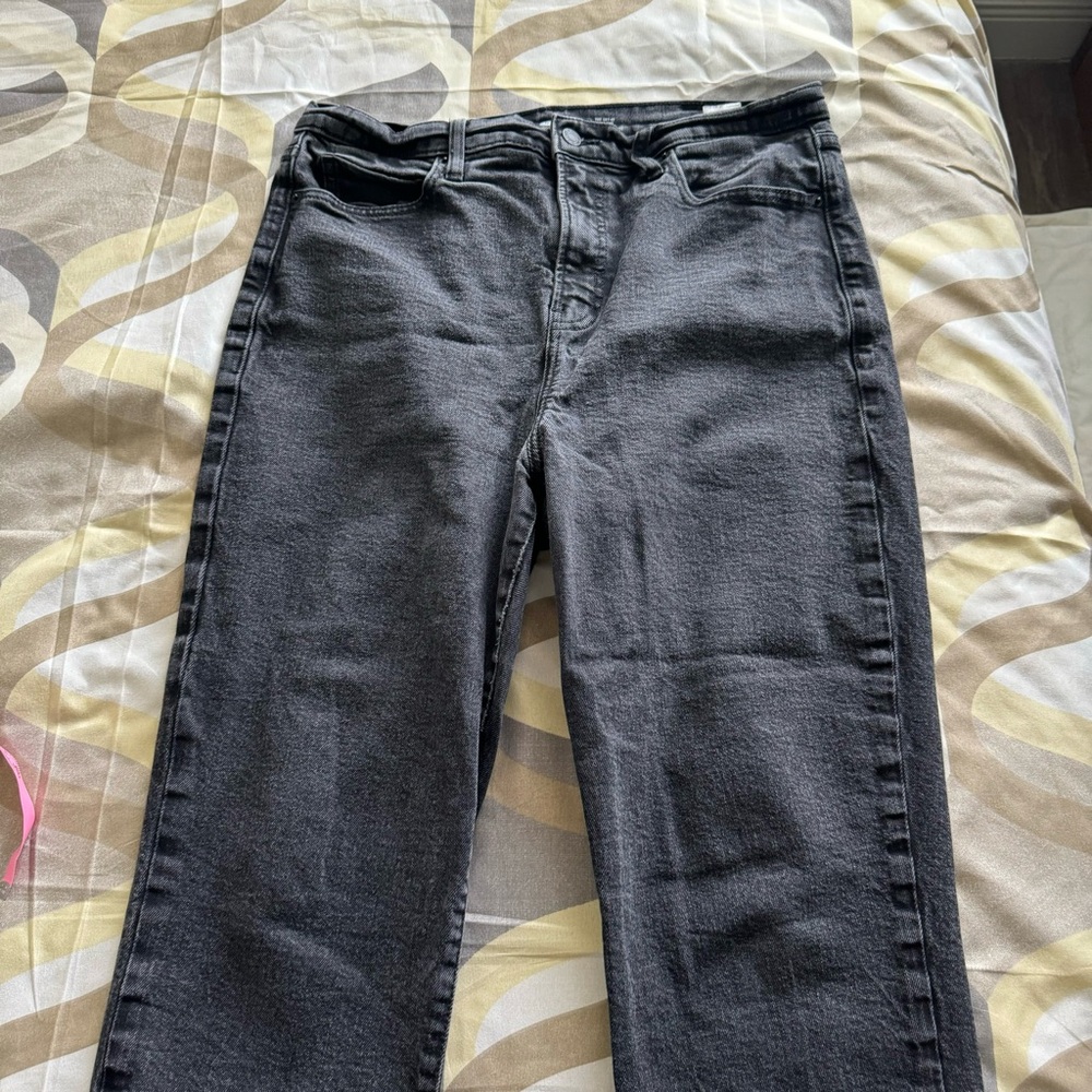 Old Navy The sky-Hi straight leg jeans extra high rise size 14